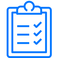Icon of a clipboard with checklist